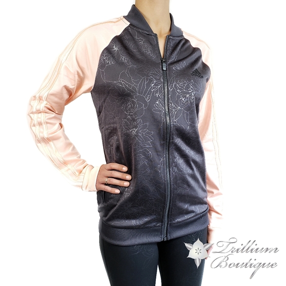 Adidas Women's Embossed Track Jacket - Picture 3 of 8